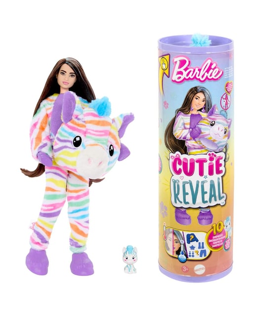 Imagen 0 de Muñeca Barbie Cutie Reveal disfraces