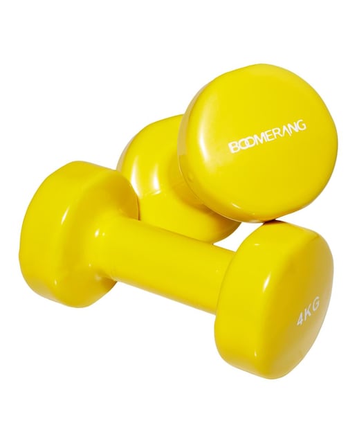 Imagen 0 de Set de 2 pesas vinilo 4 kg Boomerang