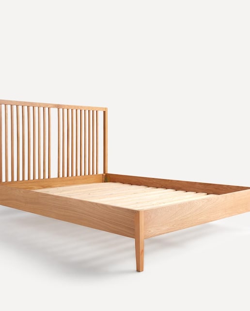 Imagen 0 de Cama doble de roble con cabecero Baltic El Corte Inglés