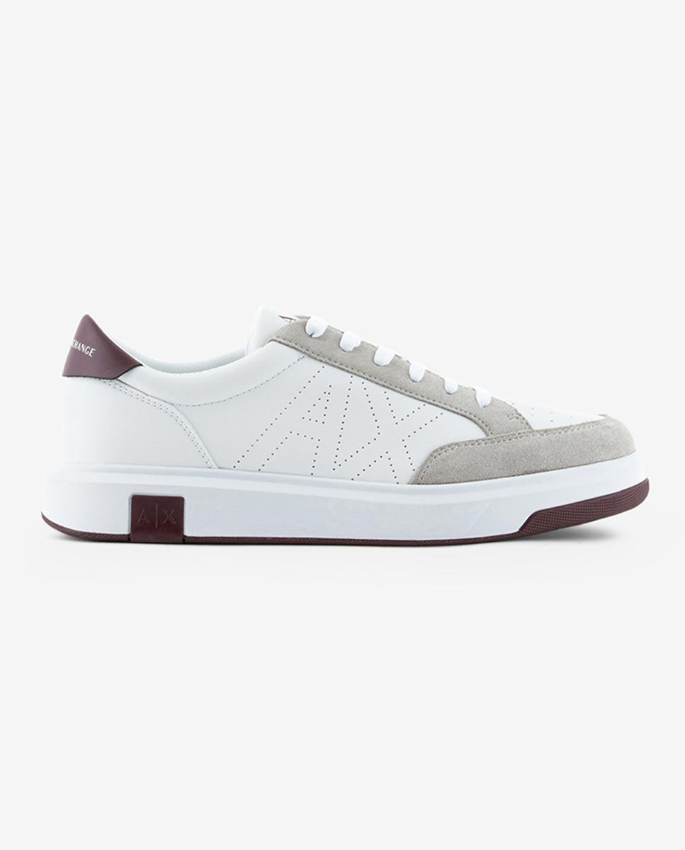 Imagen 0 de Zapatillas de hombre bajas en mix de tejidos con logo troquelado