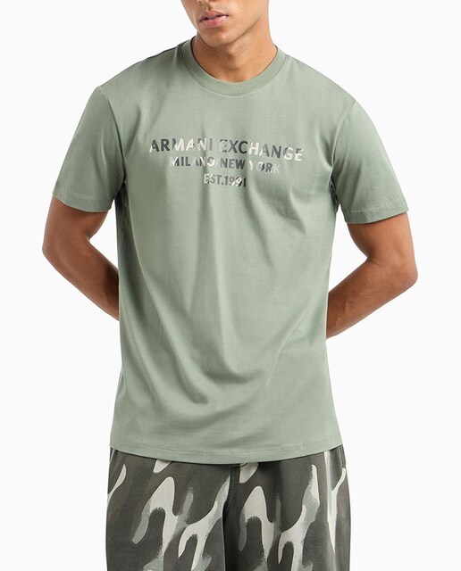 Imagen 0 de Camiseta de hombre de manga corta estampada