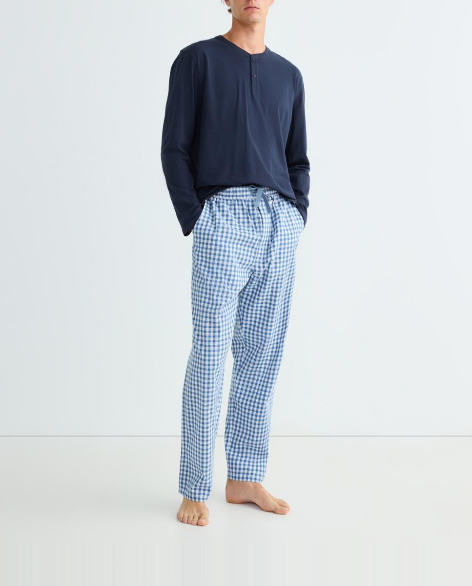 Imagen 0 de Pijama largo mixto franela hombre