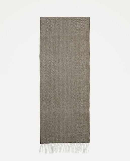 Imagen 0 de Bufanda de hombre con lana espiga