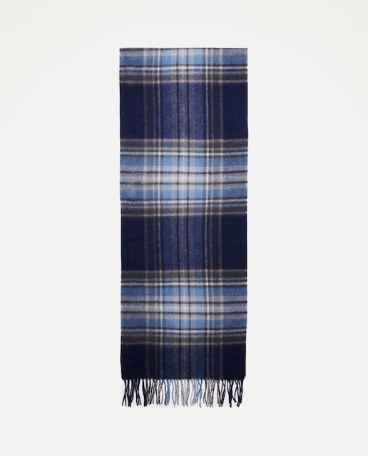 Imagen 0 de Bufanda de hombre con lana de cuadro gales