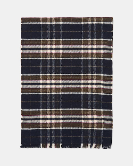 Imagen 0 de Bufanda cuadro gales en azul marino