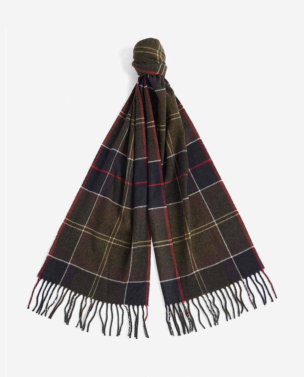 Imagen 0 de Bufanda de lana de hombre , estampado clasico tartan de barbour