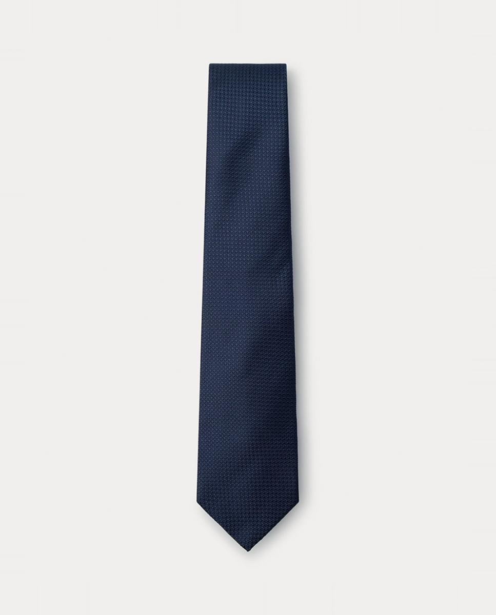 Imagen 0 de Corbata de seda con textura clásica de hombre
