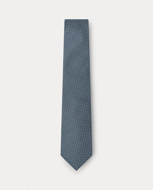 Imagen 0 de Corbata de seda con diseño floral de hombre
