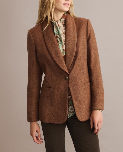 Imagen 0 de Chaqueta de mujer tipo smoking lana