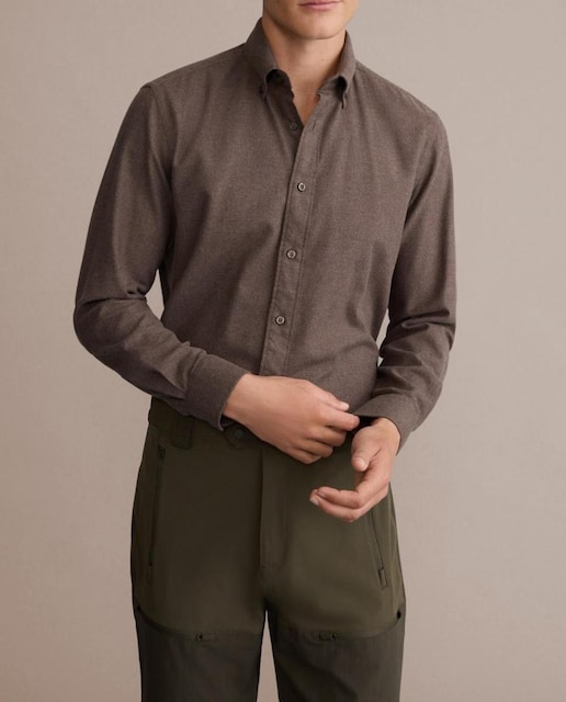 Imagen 0 de Camisa de hombre bolsillo down franela
