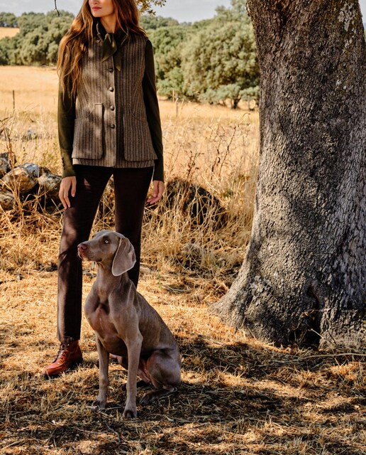 Imagen 0 de Chaleco tiradora rayas de mujer