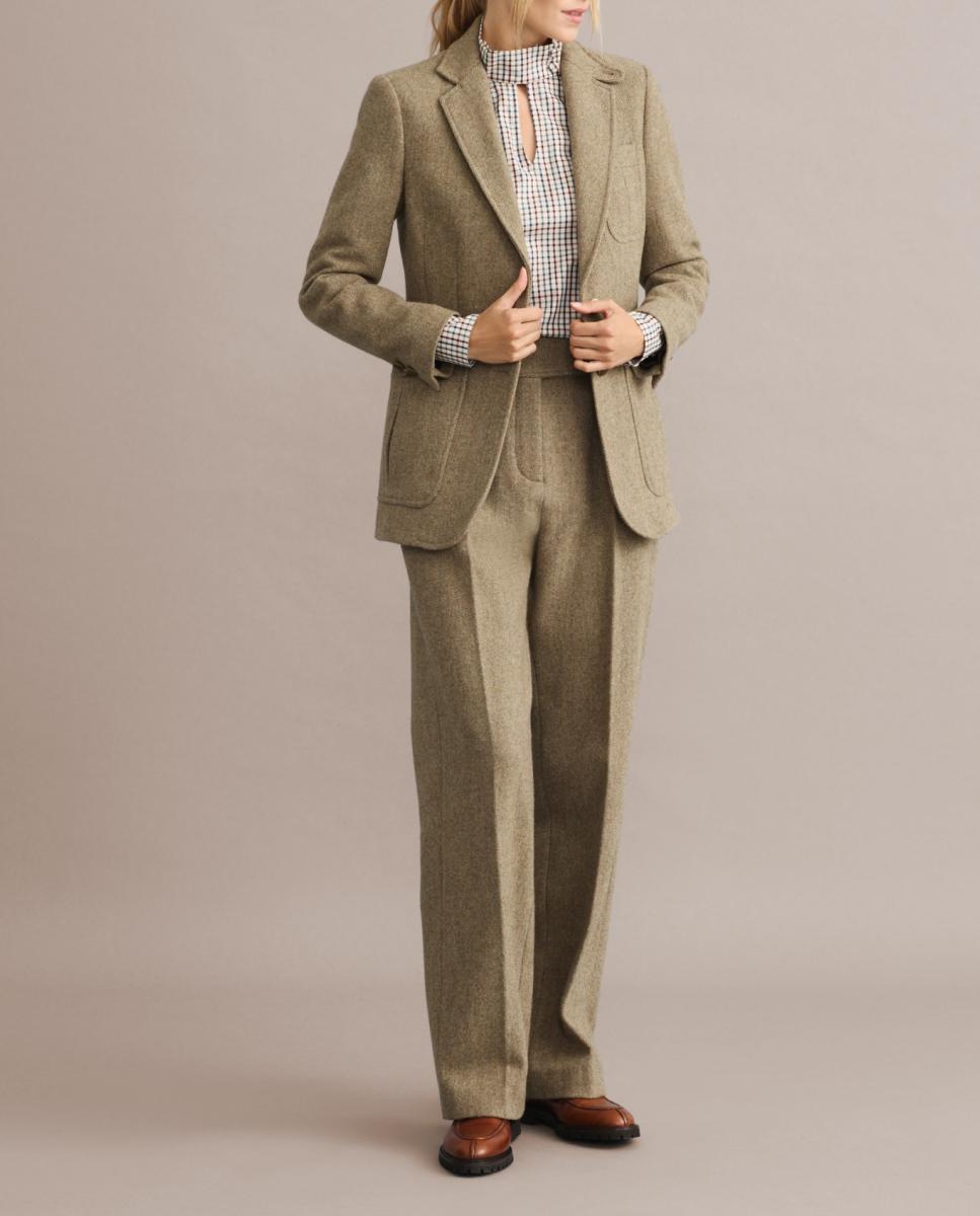Imagen 0 de Pantalón básico de mujer tweed