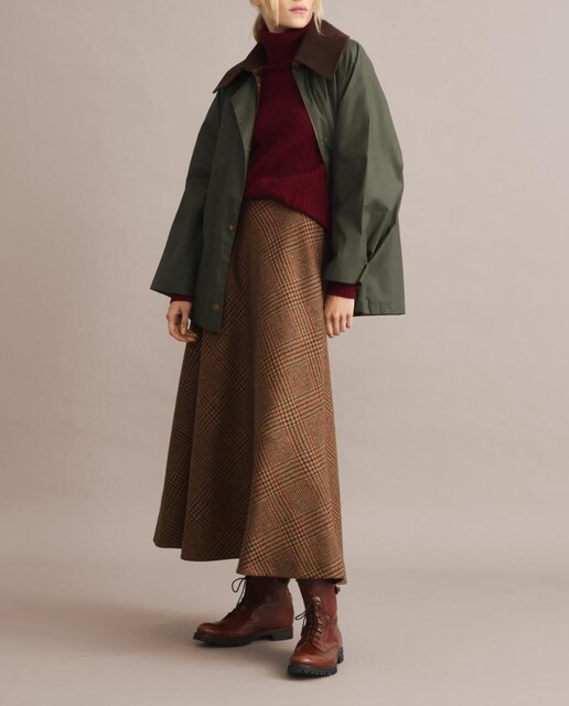 Imagen 0 de Falda de cuadros de mujer