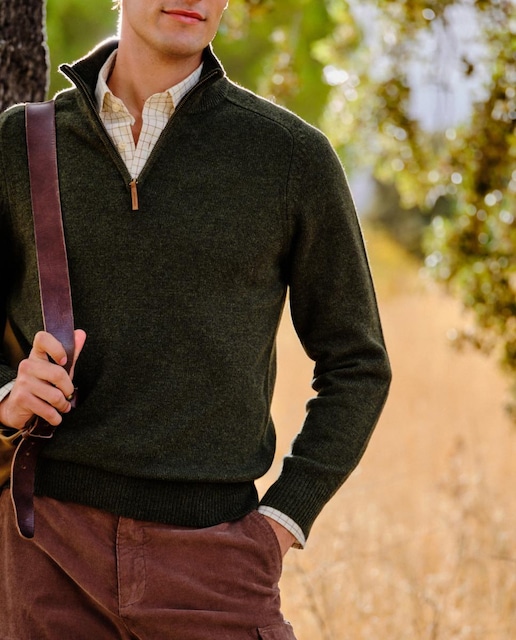 Imagen 0 de Jersey de hombre media cremallera