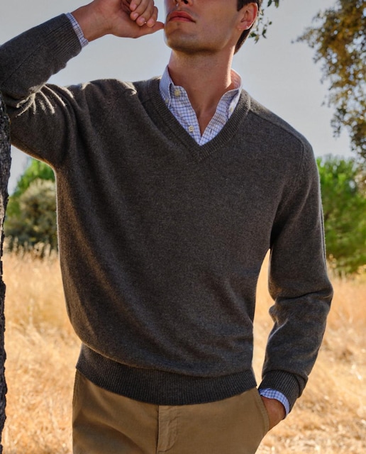 Imagen 0 de Jersey pico lambswool hombre