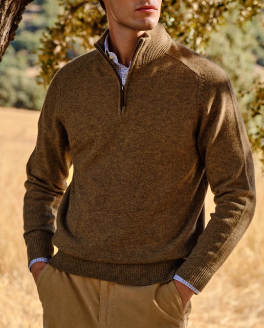 Imagen 0 de Jersey media cremallera hombre