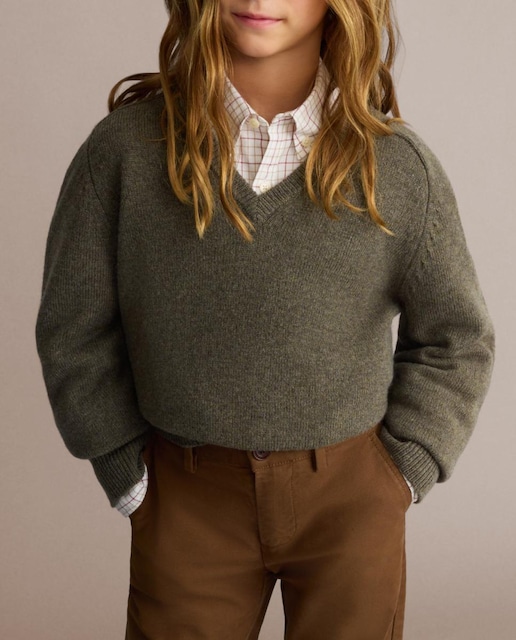 Imagen 0 de Jersey pico lambswool niño