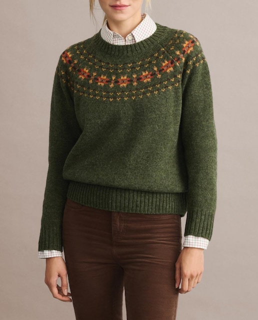 Imagen 0 de Jersey cuello caja greca mujer