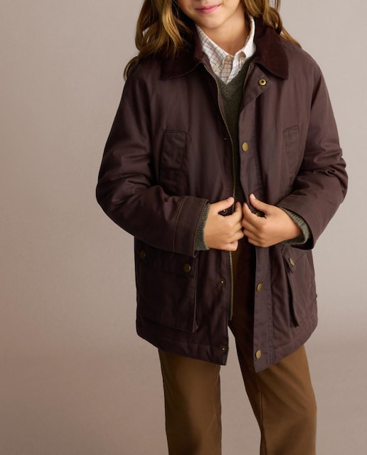 Imagen 0 de Abrigo encerado y acolchado de niño