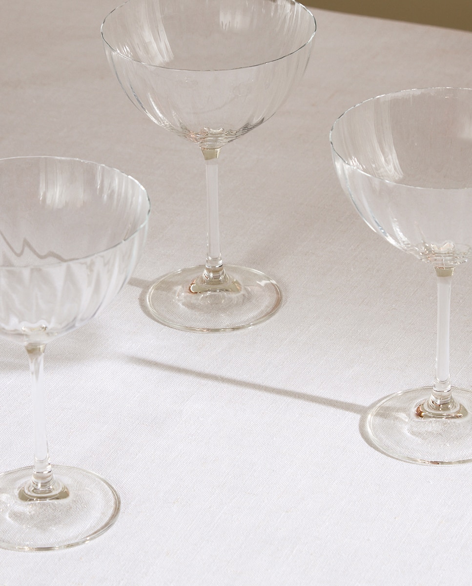 Imagen 0 de Juego de 4 copas de licor de cristal Praga