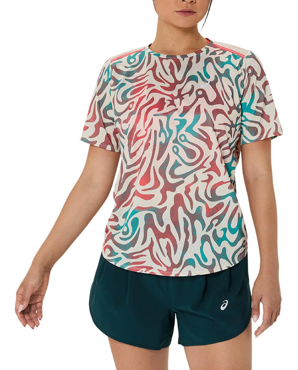 Imagen 0 de Camisetas de mujer de running ROAD ALL OVER PRINT SS TOP Asics