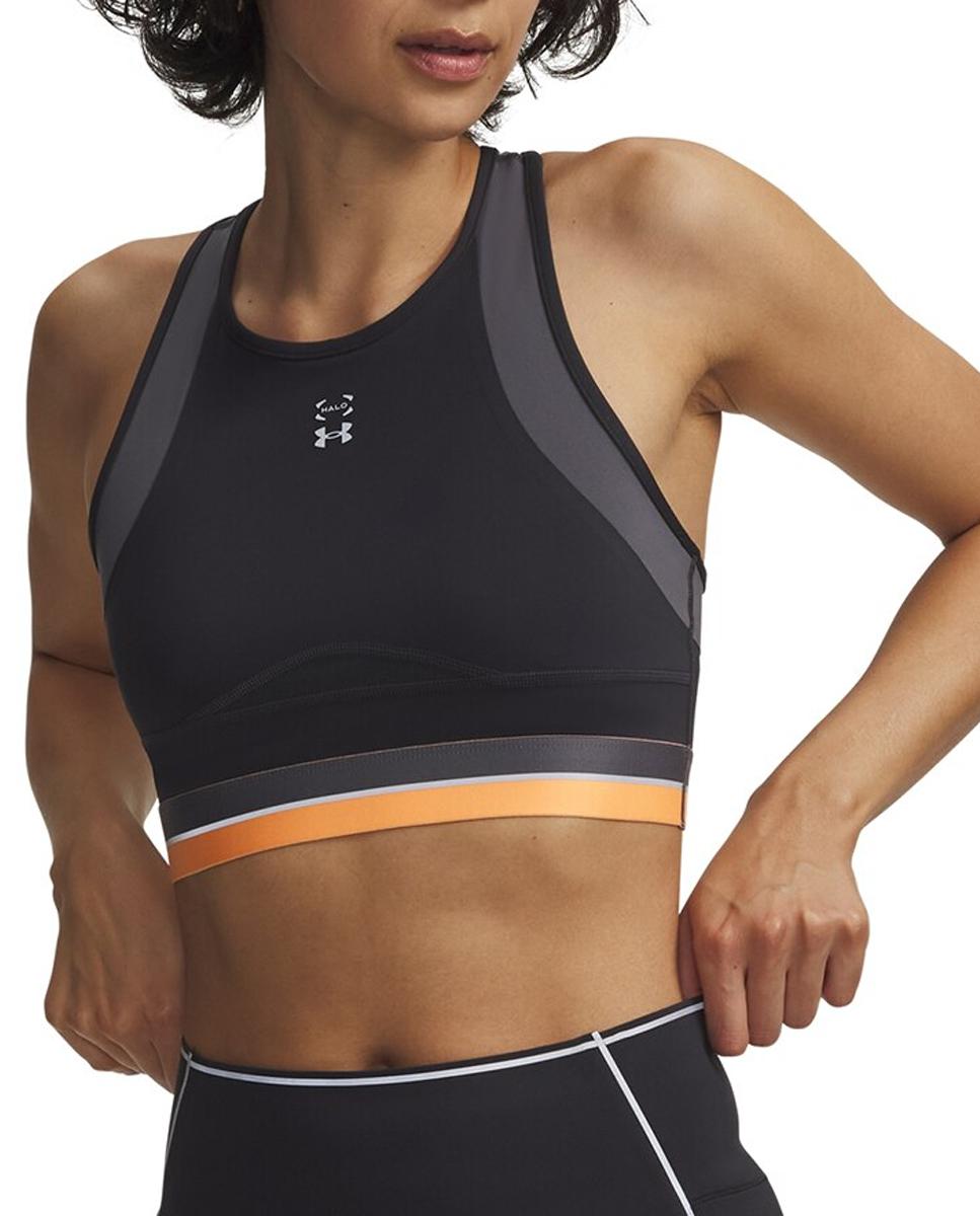 Imagen 0 de Camisetas de Mujer Running UA Halo Run Crop Tank UNDER ARMOUR