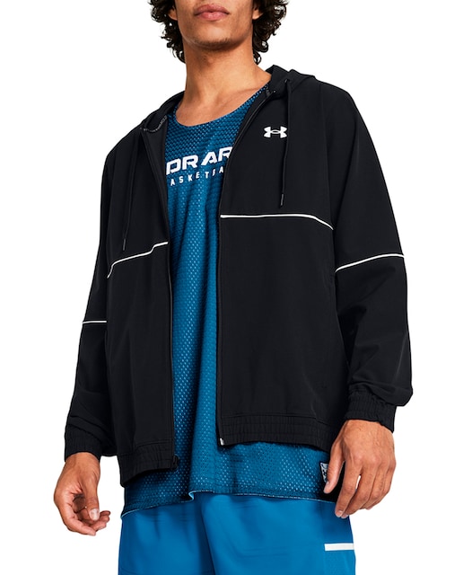 Imagen 0 de Chaqueta de baloncesto de hombre Ua Zone Woven Jacket-Blk Under Armour
