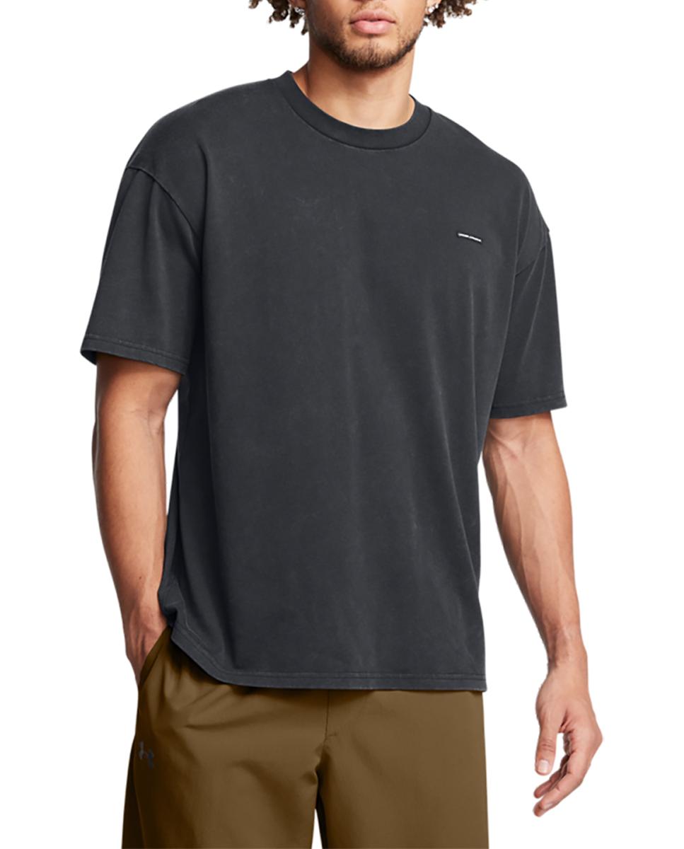 Imagen 0 de Camiseta casual de hombre Ua M Hw Os Logo Wash Ss-Blk Under Armour