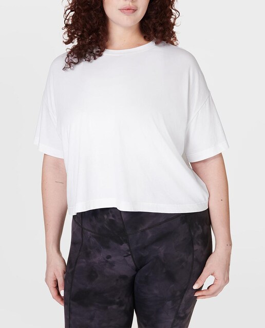 Imagen 0 de Camiseta de mujer Essential Short Sleeve Crop T-Shirt Sweatty Betty