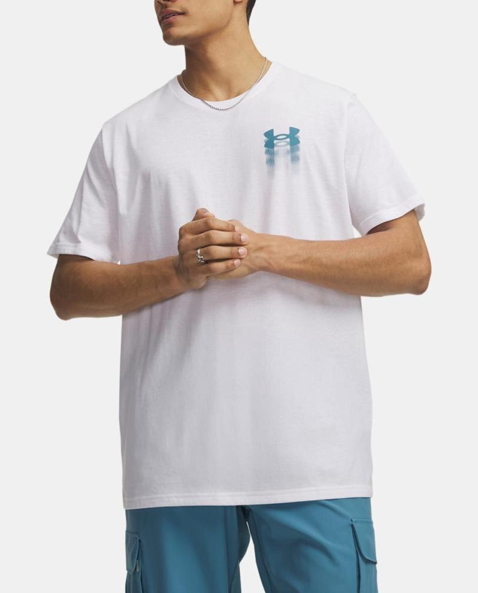 Imagen 0 de Camisetas de Hombre Casual UA M BLUR LOGO SS UNDER ARMOUR