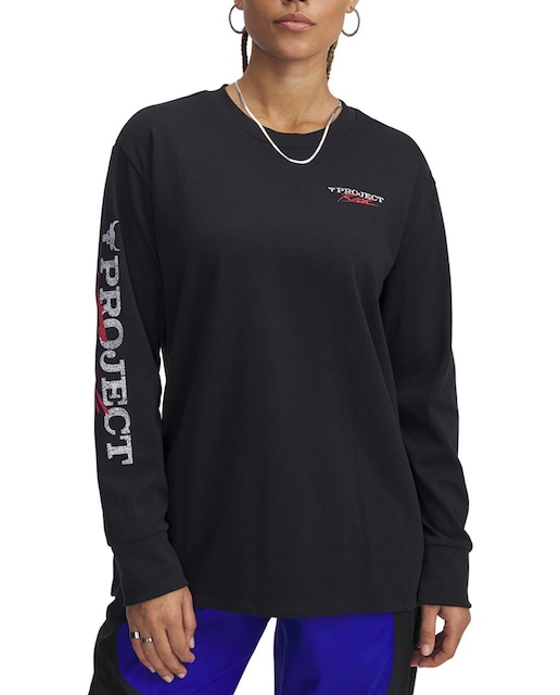Imagen 0 de Camiseta de mujer Pjt Rck W LS Campus T Q1 Under Armour