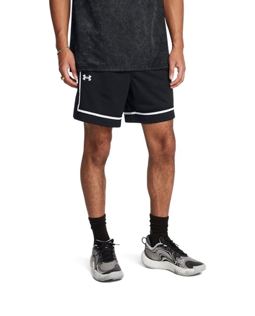 Imagen 0 de Pantalones cortos de baloncesto de hombre Ua Zone Pro 7" Mesh Short-Blk Under Armour