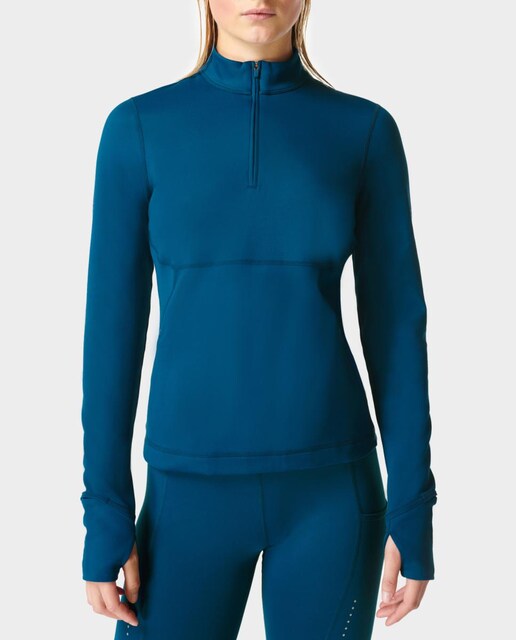 Imagen 0 de Camiseta de mujer Therma Boost Running Half Zip Sweaty Betty