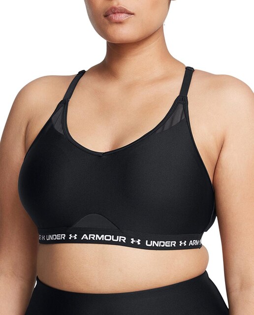 Imagen 0 de Top de mujer Ua Crossback Low Bra-Blk Under Armour