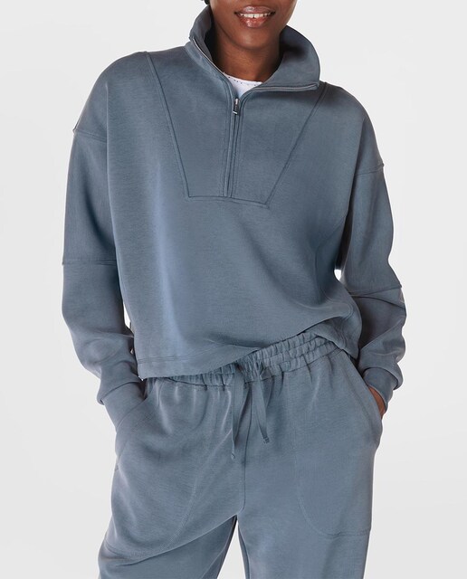Imagen 0 de Sudadera de mujer Sand Wash Funnel Neck Half Zip  Sweatty Betty