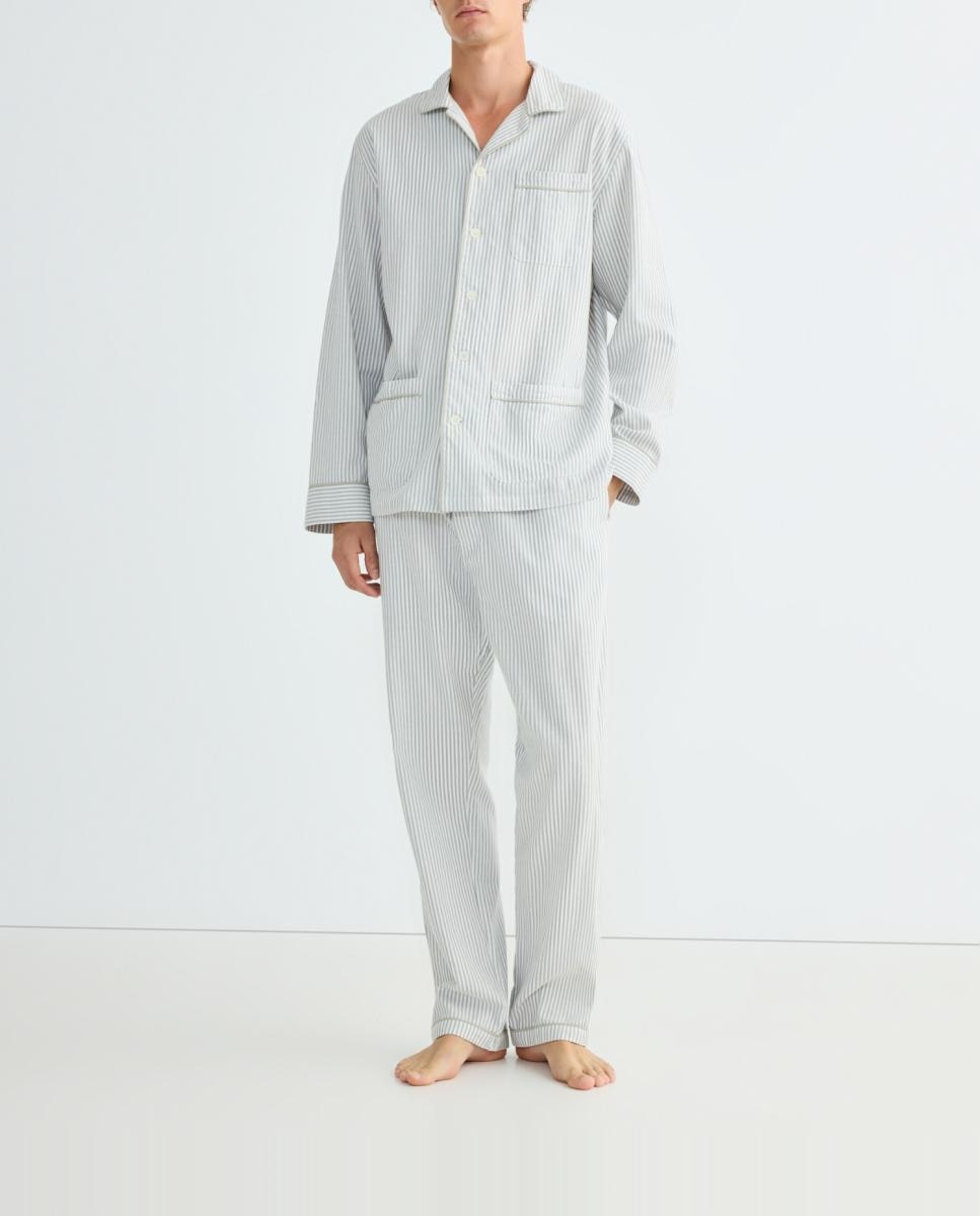 Imagen 0 de Pijama abierto hombre raya