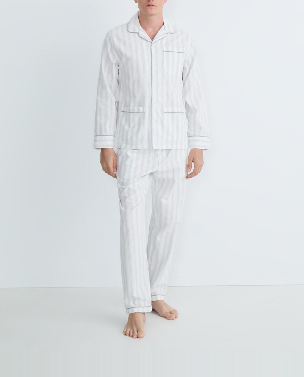 Imagen 0 de Pijama abierto hombre raya