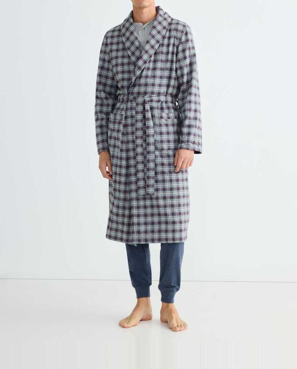 Imagen 0 de Bata hombre algodón forrada polar