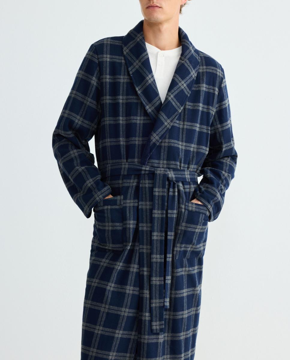 Imagen 0 de Bata hombre algodón forrada polar