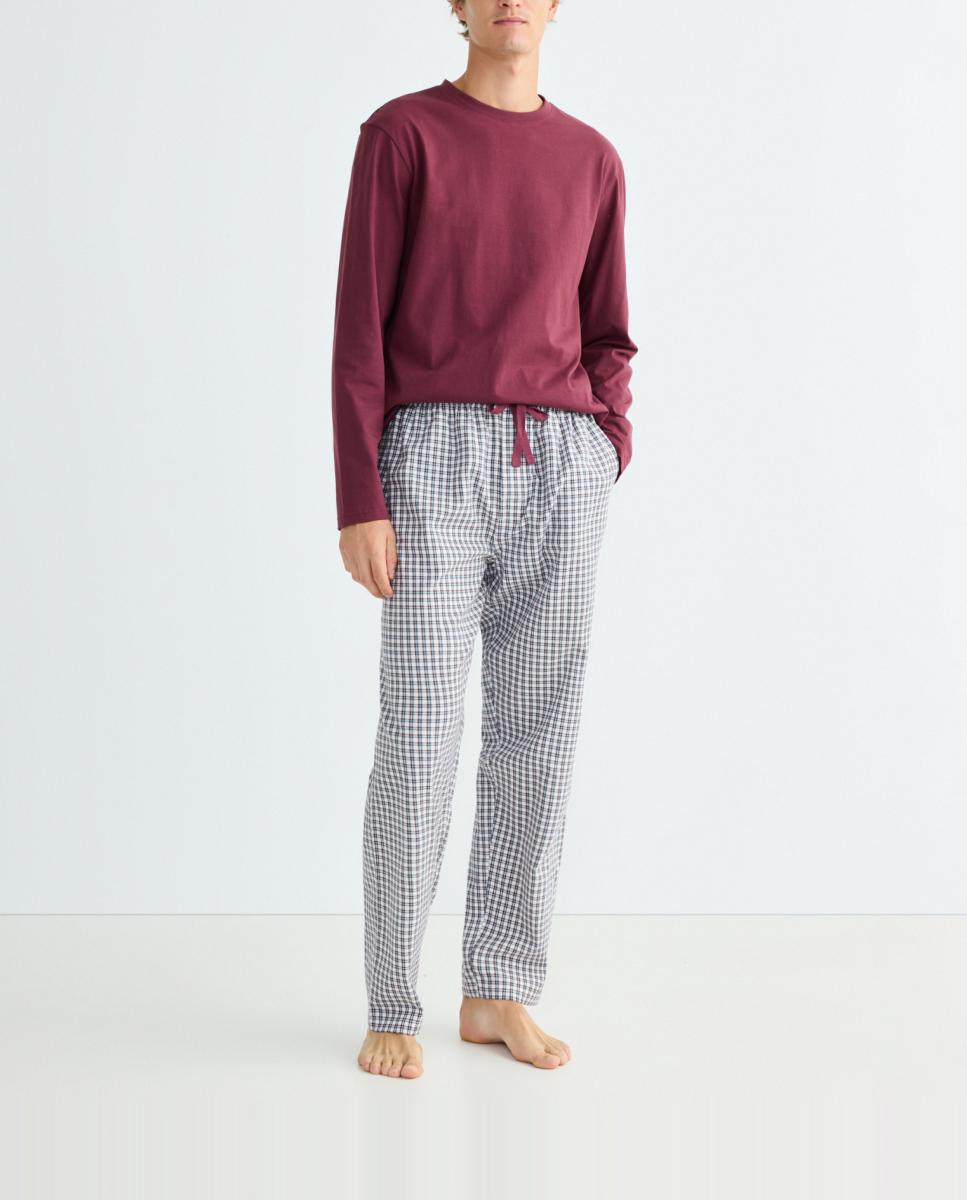 Imagen 0 de Pijama hombre combinado algodón