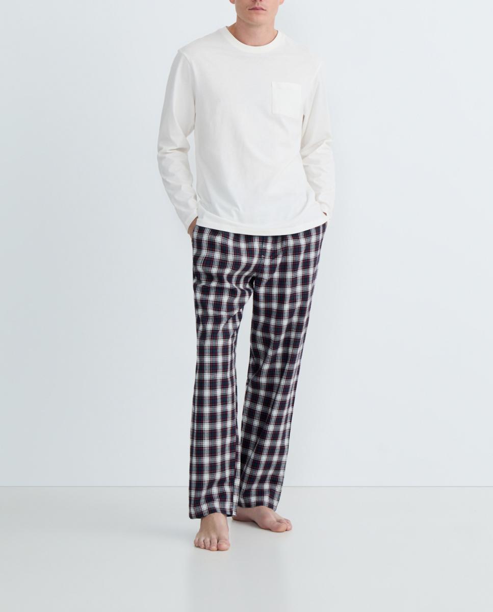 Imagen 0 de Pijama de hombre combinado algodón