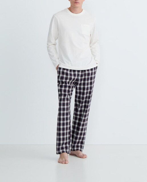 Imagen 0 de Pijama de hombre combinado algodón