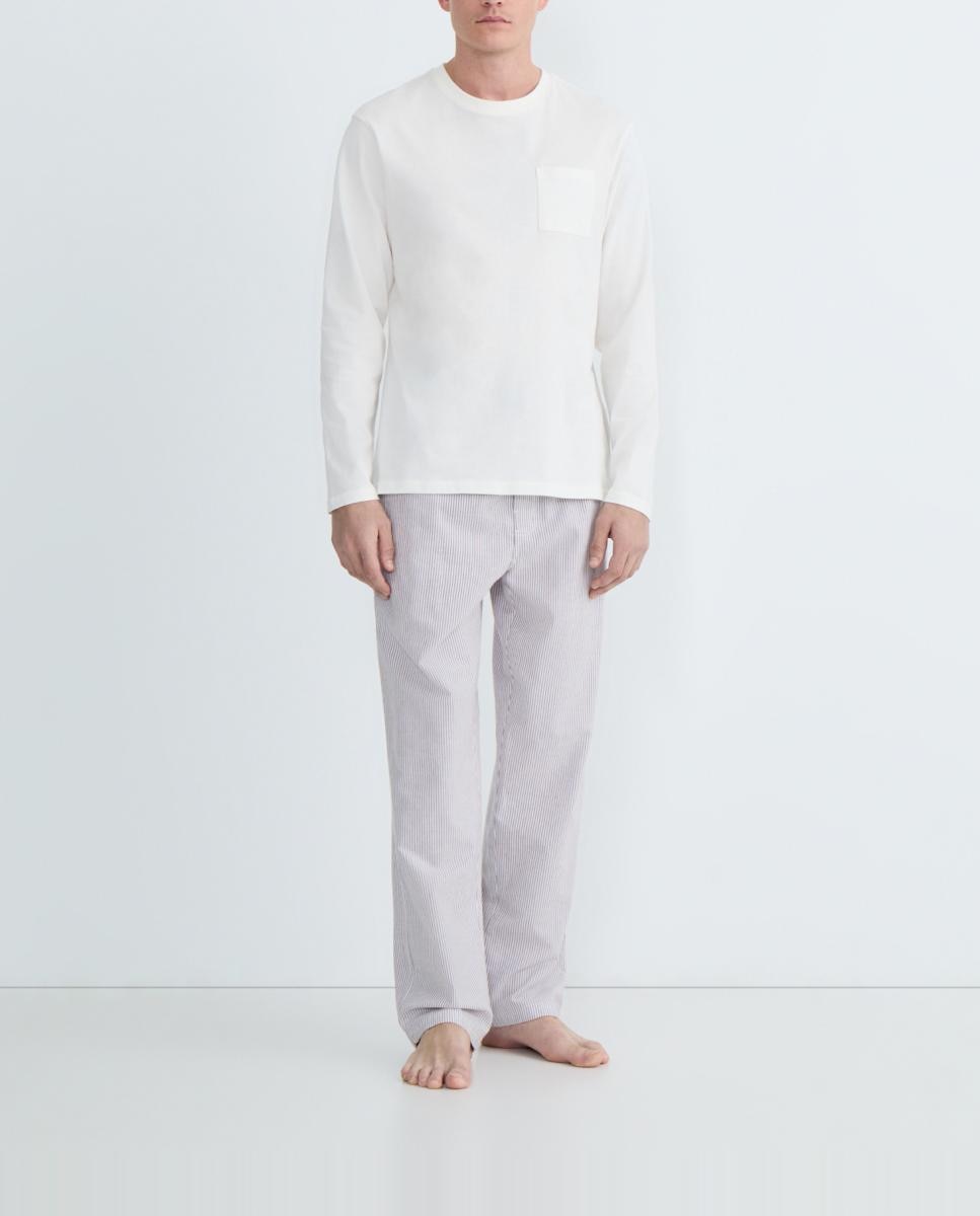 Imagen 0 de Pijama de hombre combinado algodón