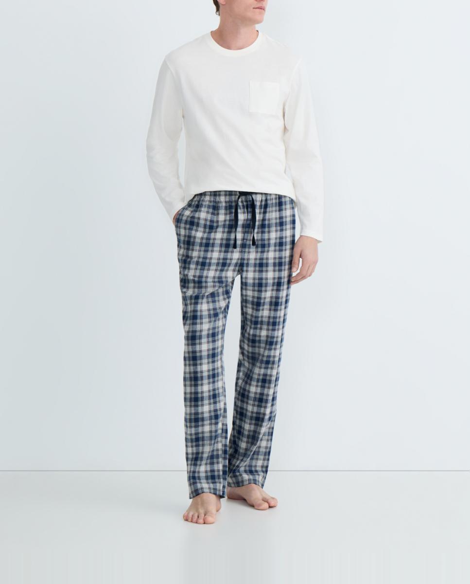 Imagen 0 de Pijama de hombre combinado algodón