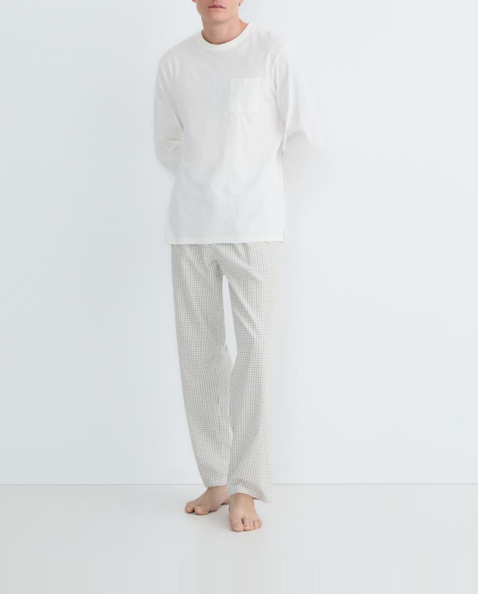 Imagen 0 de Pijama de hombre combinado algodón
