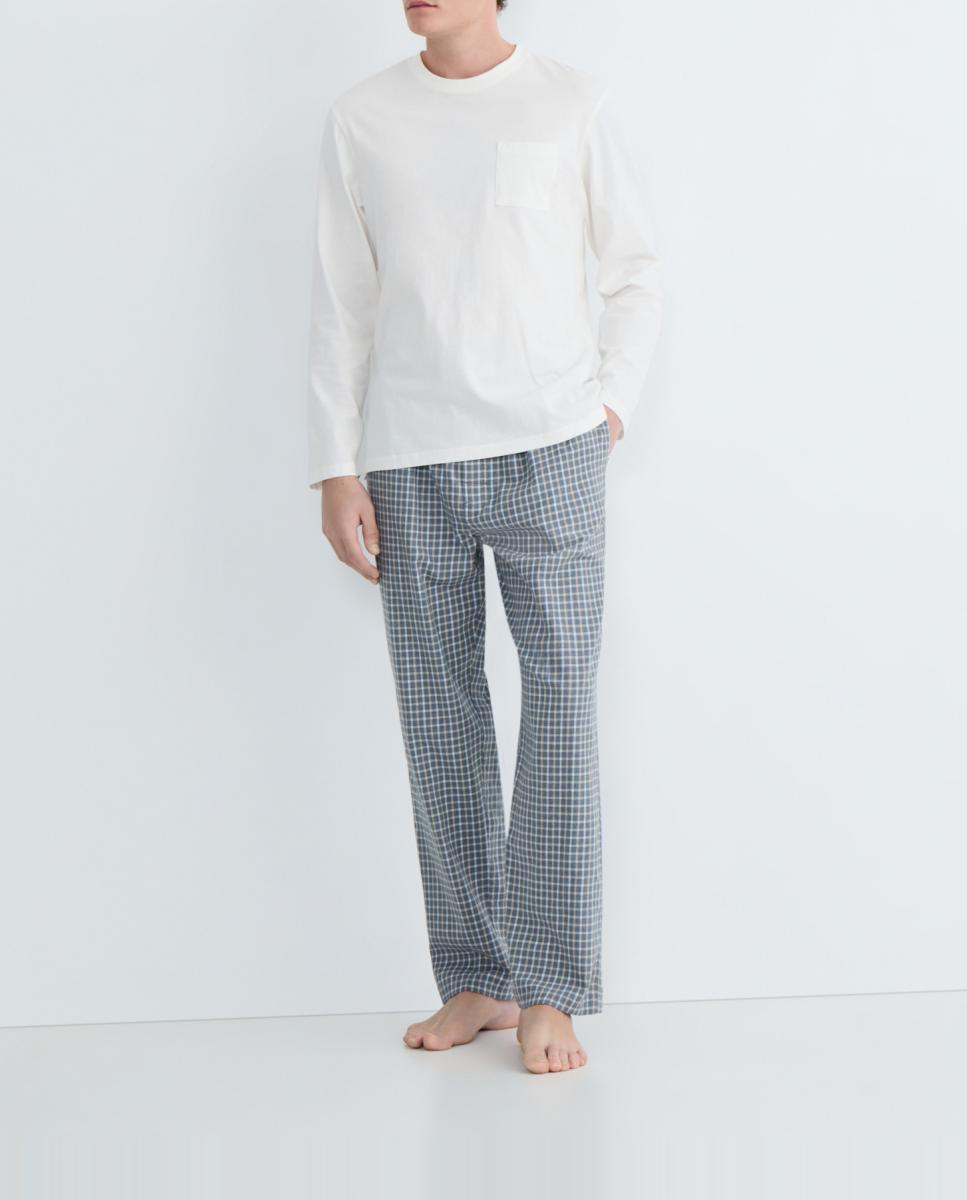 Imagen 0 de Pijama de hombre combinado algodón