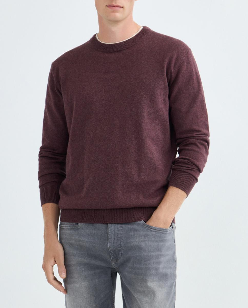 Imagen 0 de Jersey de hombre cuello caja liso Cotton Cashmere