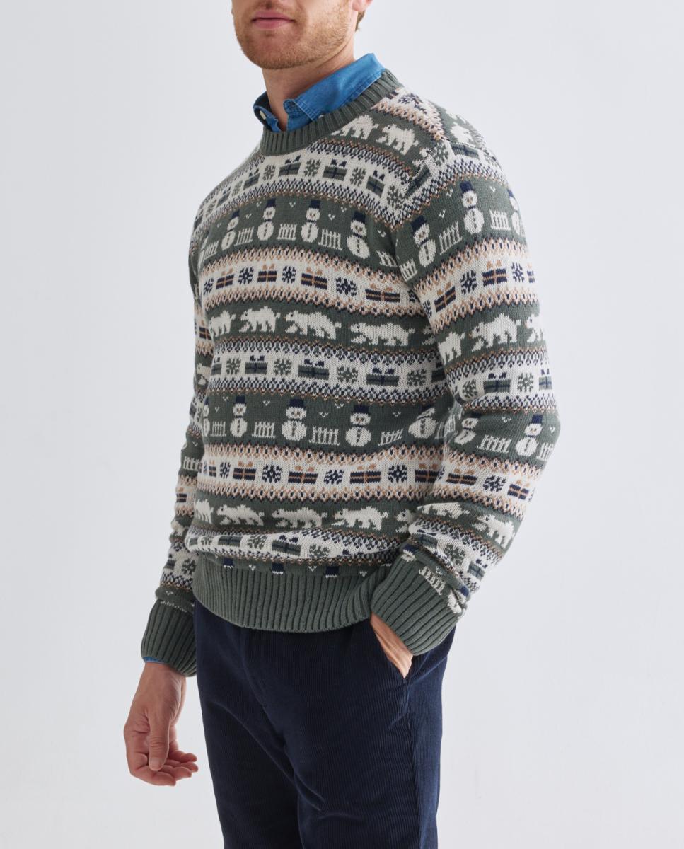 Imagen 0 de Jersey de hombre cuello caja Christmas