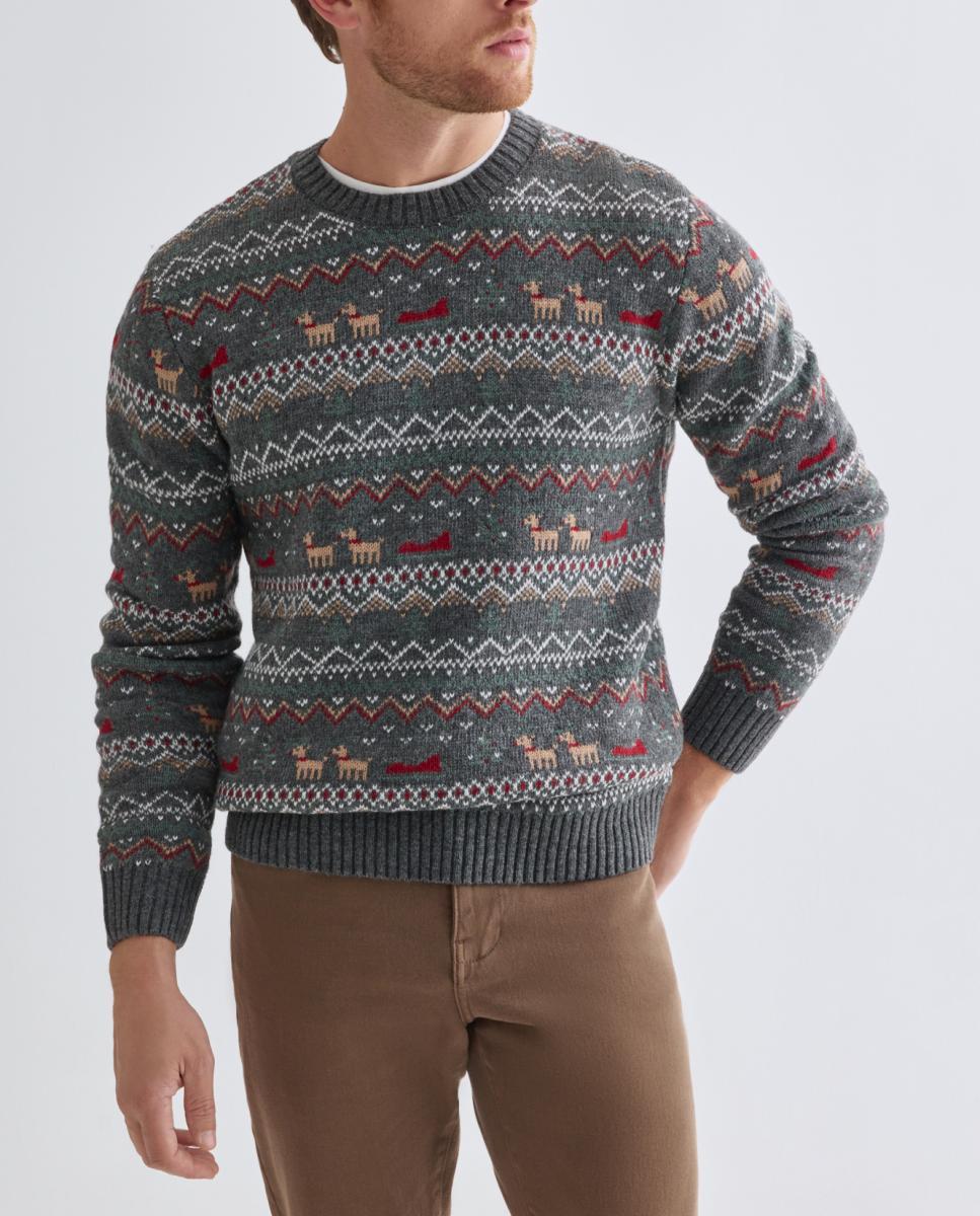 Imagen 0 de Jersey de hombre cuello caja Christmas