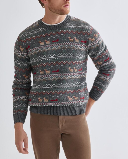 Imagen 0 de Jersey de hombre cuello caja Christmas